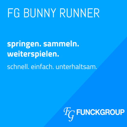 FG Bunny Runner Browsergame als Progressive Web App von FUNCKGROUP