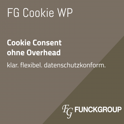 FG Cookie WP / JS – leichtgewichtiges Cookie-Consent für WordPress und statische Websites